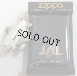 画像1: ＪＡＬ！日本航空 Japan Air Lines ブルーチタン ２００３年 ZIPPO！新品