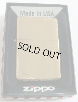 画像1: ★★＃２４０ １９３７モデル Ｖｉｎｔａｇｅ Ｂｒｕｓｈｅｄ Ｂｒａｓｓ 両面ライン ＺＩＰＰＯ！新品