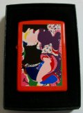 ☆巨匠！横尾忠則！伝統工芸 漆塗り 浮世絵 １９９８年製 ＺＩＰＰＯ！未使用品B
