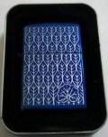 ★廃番カラー！MOOD INDIGO　インディゴ・ブルー　リーフデザイン　２００３年 ZIPPO！新品C
