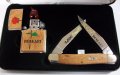 ☆ZIPPO ８０周年＆ROSEART ５５周年 Case 豪華ナイフ＆ジッポーセット！新品