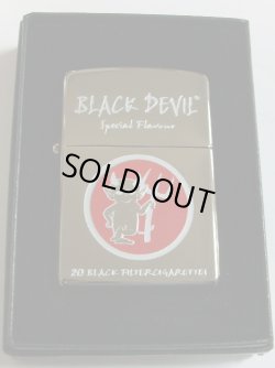 画像1: ★BLACK DEVIL！ブラック・デビル煙草 ブラック鏡面 ２０１０年 ZIPPO！新品