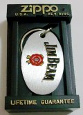 米国ZIPPO社　１９９０年代　キーリング！JIM BEAM　KEY RING　新品