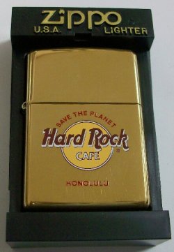 画像1: ★HRC！HONOLULU ホノルル店 １９９８年１１月 Solid Brass ZIPPO！未使用品