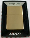 ★★旧 ＃２４０ＣＣ １９３７モデル Ｖｉｎｔａｇｅ Ｂｒｕｓｈｅｄ Ｂｒａｓｓ　Wライン無し ２０１２年 Zippo！新品