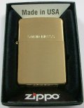 ☆真鍮無垢ケース！＃２０４ Brushed  Solid Brass 刻印有り ２０２０年８月（H） Zippo！新品