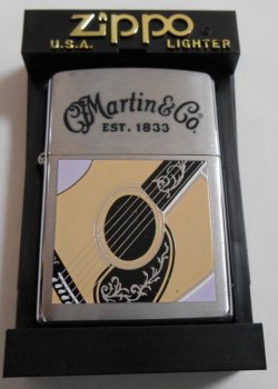 画像1: ☆Martin Guitar！ギターの米国マーチン社 ギター柄 ２００４年 ＃２００ ZIPPO！新品