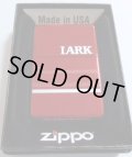 ★ラーク！LARK 日本発売５０周年記念 WEB限定 １９３７ BRAND RED ZIPPO！新品