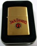 ★JACK DANIEL'S！ジャック・ダニエル ２０００年 SOLID BRASS ZIPPO！新品