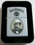 ☆JACK DANIEL'S！ジャック・ダニエル 肖像 ２０００年 グレー　ZIPPO！新品
