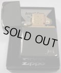 ★ARMOR 黒！Jet ジェッツ ブラックチタン！インサイドは・・GOLD！ミラー ZIPPO！新品