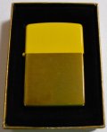 ☆お洒落な・・２カラー！イエロー　黄色　ダブル塗装加工 ２００４年 ZIPPO！新品