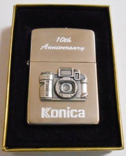 画像1: ★Konica！カメラの・・コニカ！カメラ発売１０周年記念 １９９７年１０月 ZIPPO！未使用品