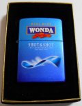 ☆Asahi WONDA！アサヒ ワンダ COFFEE！SHOT & SHOT REAL BLUE  ZIPPO！新品
