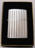 ◎豪華！お洒落な・・両面デザイン！エンジンタン 銀加工 ２００４年４月 ZIPPO！新品A