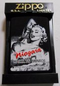 ☆マリリン・モンロー！Marllyn monroe ２００２年 ナイアガラ 黒 ZIPPO！新品