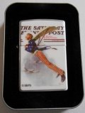 ☆ノーマン・ロックウエル！THE SATUDAY EVENING POST表紙 ２００２年 ZIPPO！新品A