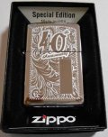 ☆☆☆伝統の・・ベネチアン柄！２０１４年 ★発売４０周年記念 両面デザイン USA ZIPPO！新品