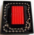 ☆レッドクラッケル・ジャケット！三角カン＆ ５５ｃｍチェーン付 ２００８年 ZIPPO！未使用品