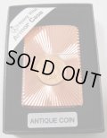 ☆豪華！銅加工！Copper ANTIQUE COIN Armor ２００７年 ZIPPO！新品