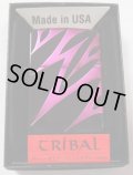 ★TRIBAL！ブラック＆バイオレット！四面連続五面デザイン ２０１２年 ZIPPO！新品