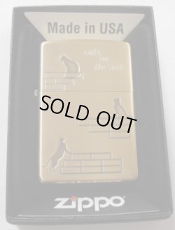 画像1: ☆可愛い・・ネコ 三匹！Cats on the stairs 真鍮古美 猫 ZIPPO！新品。