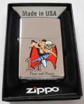 ☆一番！1st 美女＆どくろ＆戦闘機！２００６年 First and Finest Zippo！新品。
