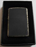 ★黒 ゴムラバー！BLACK RUBBER！シルバープレート ２００７年 ZIPPO！新品