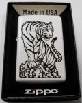 ☆虎！迫力の・・タイガー Tiger ２０１５年 ホワイト USA  ZIPPO！新品