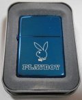 ☆人気の・・PLAYBOY！プレイボーイ ２００４年 サファイアブルー  ZIPPO！新品