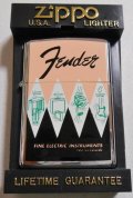 ☆Fender USA！フェンダー １９５７/５８年 カタログ・デザイン １９９７年 ZIPPO！新品