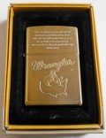 ☆ラングラー！ジーンズ・ブランド Wrangler 真鍮古美 ２００１年１１月 ZIPPO！新品