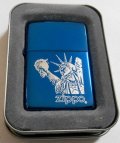 ☆自由の女神！Statue of Liberty ２００４年２月 サファイアブルー  ZIPPO！新品