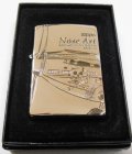 ★Nose Art！ノーズアート 戦闘機にどくろ 銀加工 ２００５年７月 ZIPPO！新品