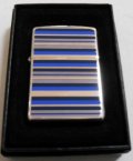 ☆１９９８年２月 清涼感あふれる・・COOL STRIPE！両面クール・ストライプ 銀加工 ZIPPO！未使用品