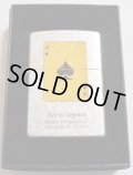 ☆オールドトランプ！スペードのACE １９９９年５月 シルバーバレル ZIPPO！未使用品