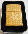 ☆ハリウッド １００周年記念！Hollywood ２００３年 Solid Brass Zippo！新品
