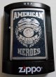 ★アメリカン・ヒーロー  警察 ポリス！AMERICAN HEROES POLICE ２００７年 ZIPPO！新品
