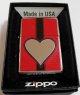 Heart！お洒落な・・RED＆ハートデザイン ２０１３年 USA ZIPPO！新品