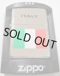 ☆イタリア 国旗！ITALY フラッグデザイン ２００４年 ＃２５０ ZIPPO！新品