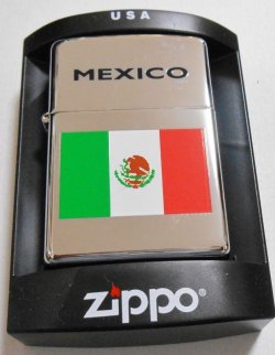 画像1: ☆メキシコ 国旗！MEXICO フラッグデザイン ２００４年 ＃２５０ ZIPPO！新品