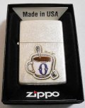 ☆血液型 O型の方へ！Bloodtype O コーヒーカップ 銀加工バレル ZIPPO！新品