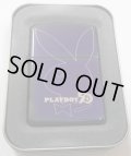 ☆PLAYBOY！プレイボーイ ５０周年 ２００３年 インディゴブルー USA ZIPPO！新品