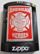 ★アメリカン・ヒーロー 消防士！AMERICAN HEROES FIRE FIGHTER  ２００８年 ZIPPO！新品