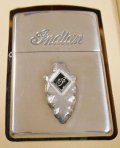 ☆インディアン・モトサイクル！INDIAN 矢じりメタル 銀加工 ２００２年 ZIPPO！未使用品