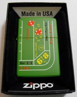 画像1: 色鮮やかな・・グリーン！CRAPS ゲームデザイン USA ２０１０年 ZIPPO！新品