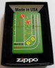 色鮮やかな・・グリーン！CRAPS ゲームデザイン USA ２０１０年 ZIPPO！新品