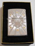 お洒落で繊細なデザイン！裏は・・エンジンターン ２００１年 ZIPPO！新品
