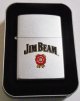 ☆ジム・ビーム！JIM BEAM ２０００年２月製 サテンクローム  ＺＩＰＰＯ！新品