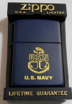 画像1: ☆米軍 NAVY！海軍 ネイビーブルー！１９９９年２月 USA ＺＩＰＰＯ！未使用品